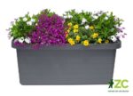 Truhlík samozavlažovací Berberis Duo - antracit 80 cm