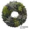 Zelený věnec bez dekorace - konifery - 25 cm