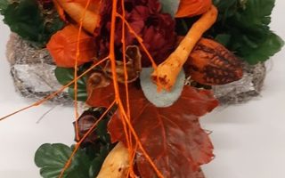 Kříž 3D prostor - oranžový č. 2.