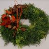 Zelený věnec s přízdobou č. 18 - 30 cm