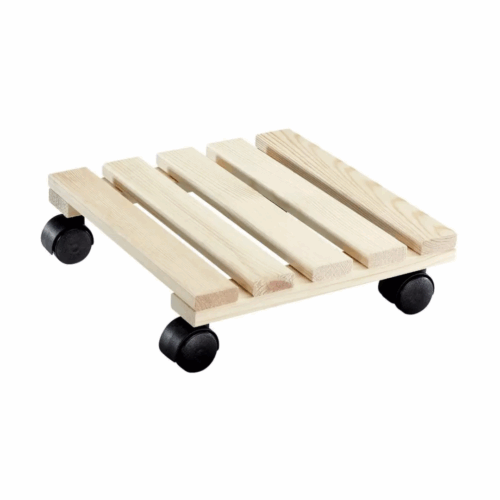 Podstavec pod květináč ČTVERCOVÝ - BOROVICE (nosnost 100kg) - Obrázek 1