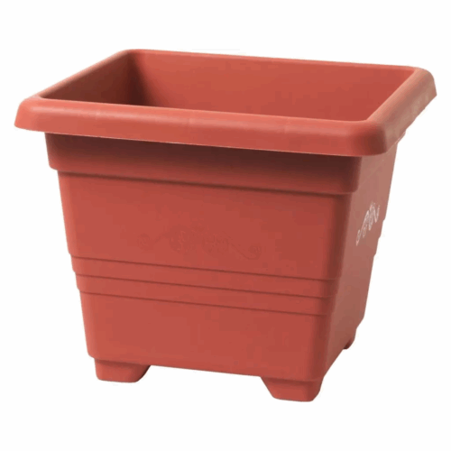 Obal čtyřhranný Begonia - terakota - Image 1