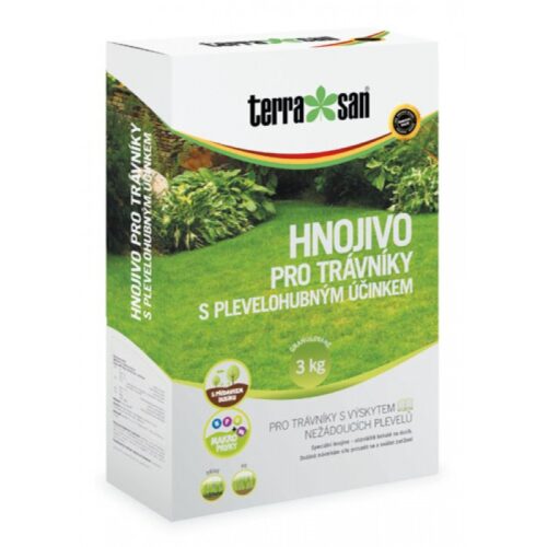 Hnojivo pro trávníky 3 kg - různé účinky Terrasan - Obrázek 3
