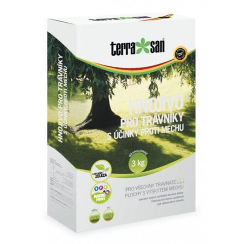 Hnojivo pro trávníky 3 kg - různé účinky Terrasan - Obrázek 2