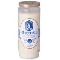 SVÍČKA Theresia kompozitní 230g  , 92 hodin mix barev