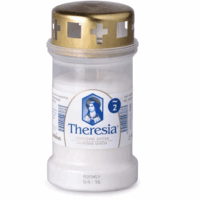 SVÍČKA Theresia víčko 170g 50 h bílá litá