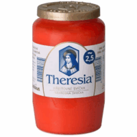 SVÍČKA Theresia kompozitní 155g 58h. mix