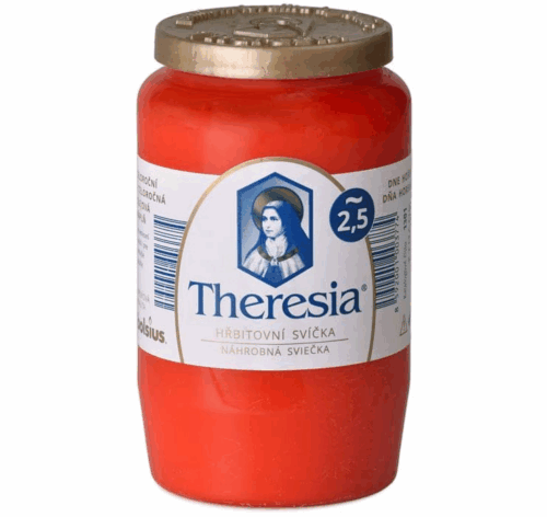 SVÍČKA Theresia kompozitní 155g 58h. mix - Obrázek 1