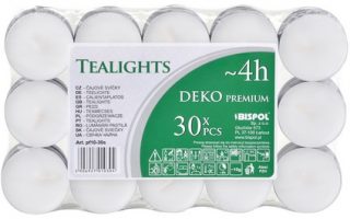 Svíčka Čajové 30ks Emocio ~4 hod. plato