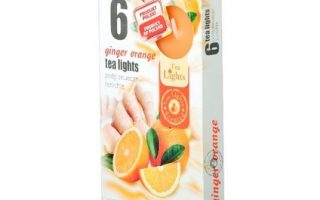 SVÍČKA Čajové 6ks Ginger Orange vonné svíčky