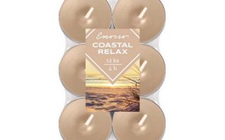 SVÍČKA Čajové 12 ks Coastal Relax vonné svíčky