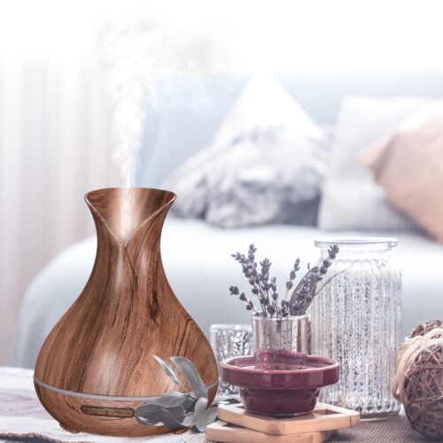 Aroma difuzer Vulcan šedé dřevo 350ml SIXTOL - Obrázek 1