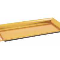 Dekorace Tác plast 170x360 mm zlatá