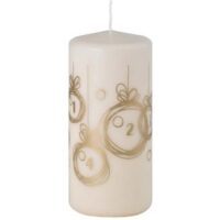 Válec advent 70X150MM, potisk zlatá koulička, cena za ks