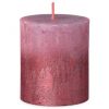Bolsius Rustic válec 68×80mm, cena za ks - Ash Rose + Red