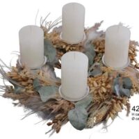 Adventní věnec šiškový č. 42906
