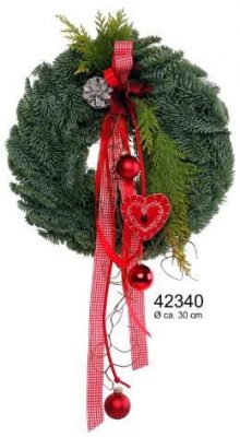 Adventní věnec na dveře č. 42340