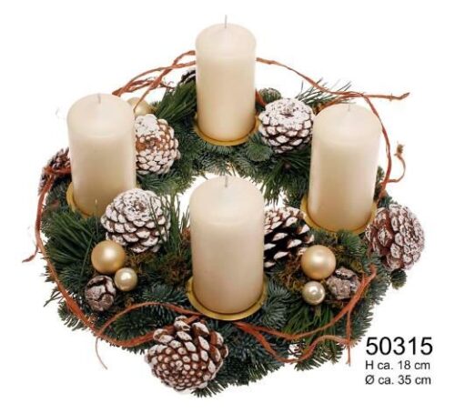 Adventní věnec  č. 50315 - Obrázek 1