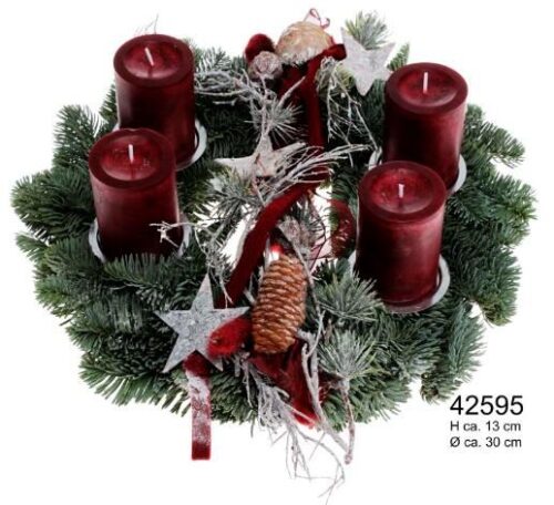 Adventní věnec  č. 42595 - Obrázek 1