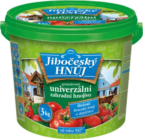 Jihočeský hnůj - 3kg kbelík - Obrázek 1