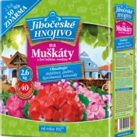 Jihočeské hnojivo - Muškáty 2kg + 30% zdarma
