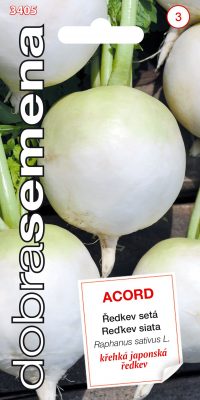 Dobrá semena Ředkev setá - Acord kulatá, typ Daikon 3g