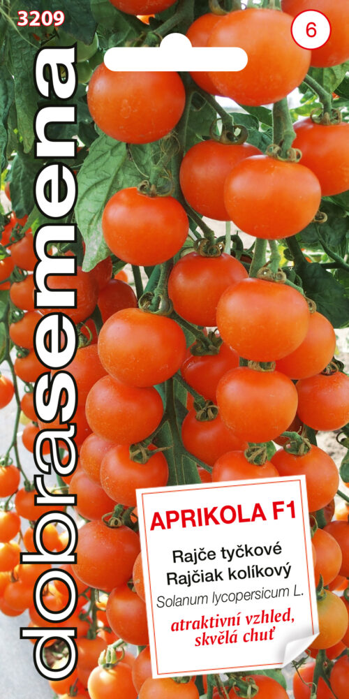 Dobrá semena Rajče tyč. třešňové - Aprikola F1 10s - Obrázek 1