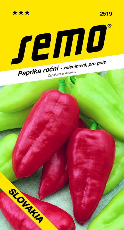 Paprika zel. sladká - Slovakia pole 0,5g - Obrázek 1
