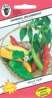 Paprika kozí roh - Saturn v novém 15-20 semen