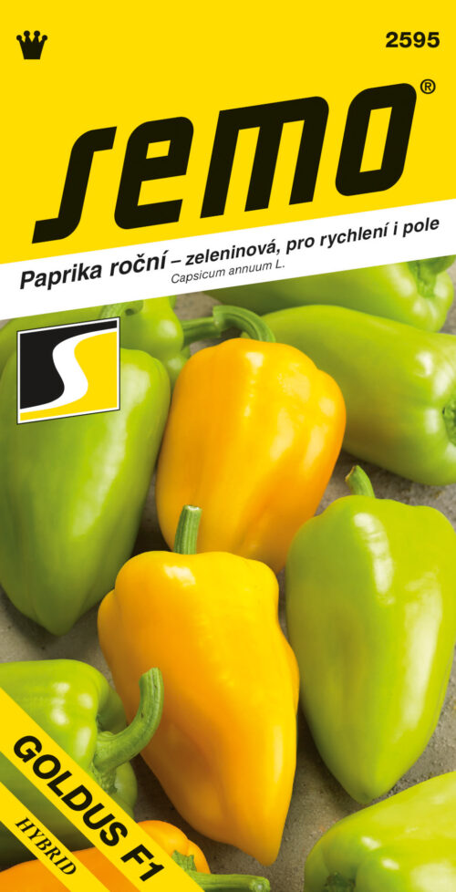 Paprika zel. sladká - Goldus F1 15s - Obrázek 1