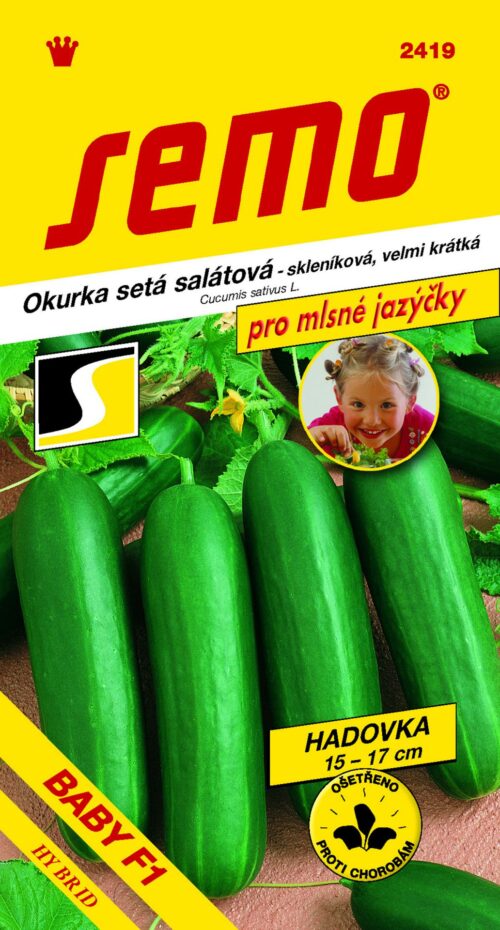Okurka sklen. - Baby F1 kr 10s - série JAZÝČKY - Obrázek 1