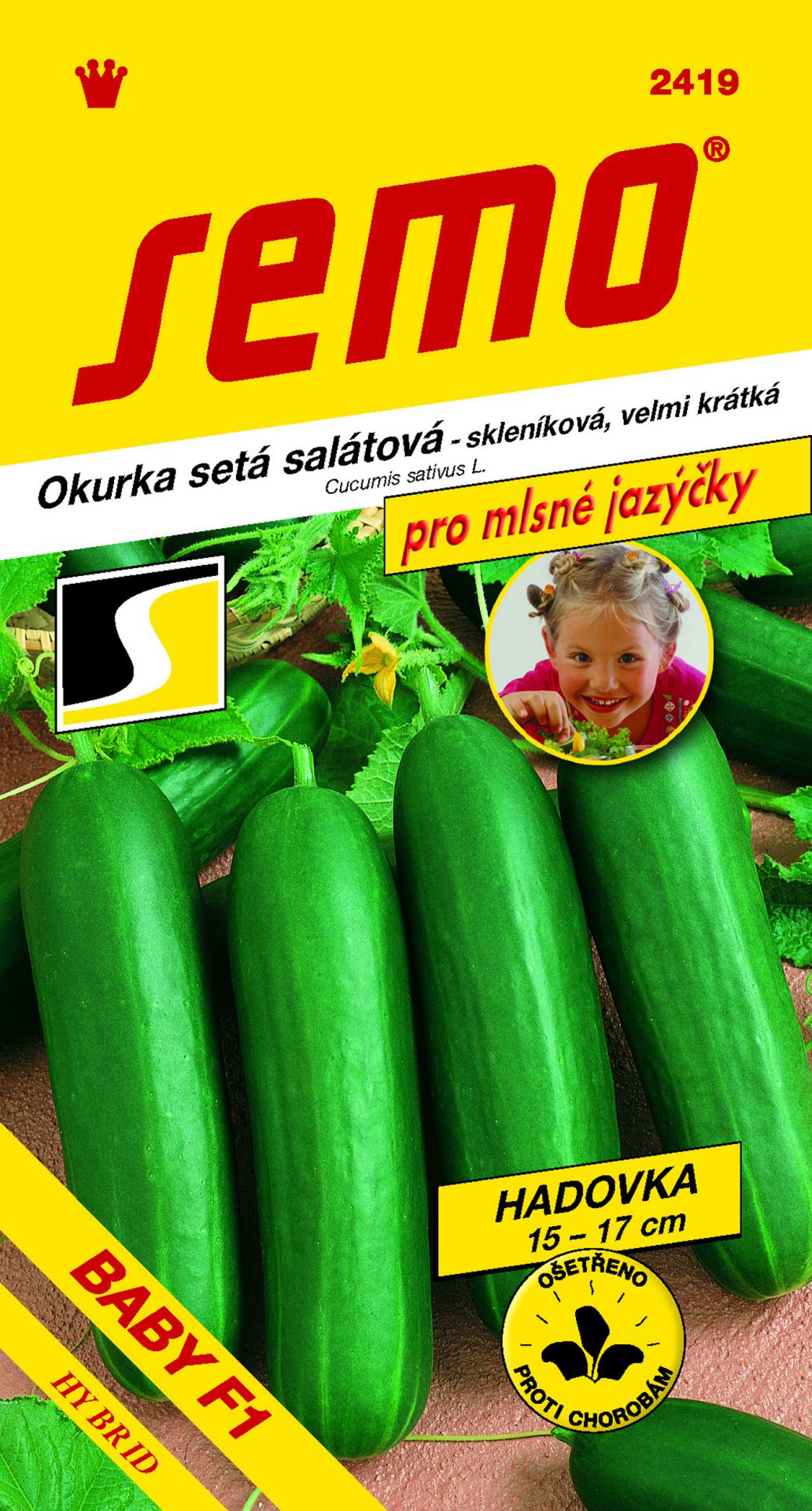 d8b2f380-b999-4ab5-8f4d-ca52aa30bf27.jpeg Okurka sklen. - Baby F1 kr 10s - série JAZÝČKY - Obrázek 1