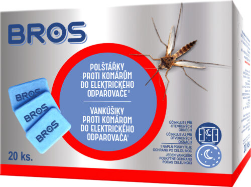 Bros - náhradní polštářky proti komárům 20 ks - Obrázek 1