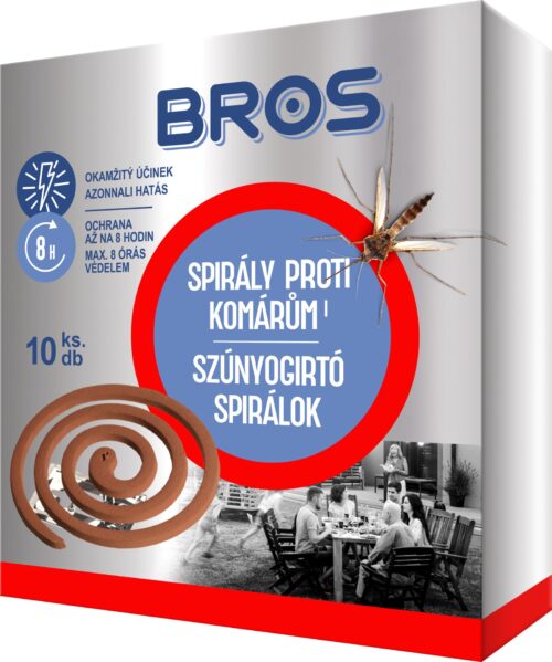 Bros - spirály proti létajícímu hmyzu 10 ks - Obrázek 1