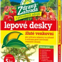 Zdravá zahrada - Lepové desky žluté (5 ks) venkovní