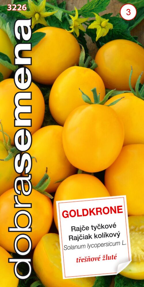 Dobrá semena Rajče tyč. třešňové - Goldkrone 40s - Obrázek 1