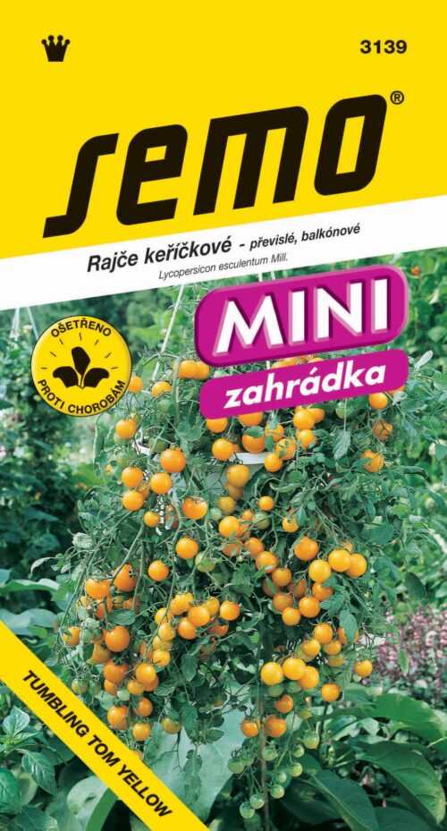 Rajče keř. převislé - Tumbling Tom yellow 10s - série MINI - Obrázek 1
