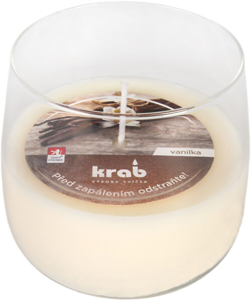 Svíčka sklo - aroma vanilka 125 g - Obrázek 1
