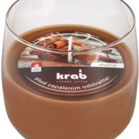 Svíčka sklo - aroma skořice 125 g