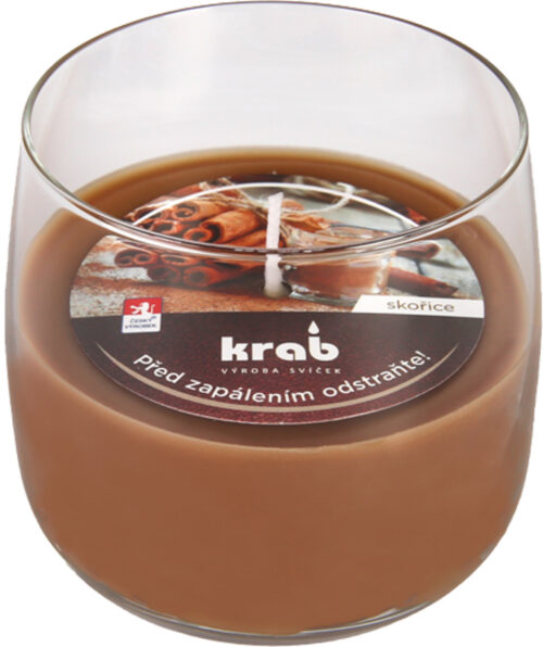 Svíčka sklo - aroma skořice 125 g - Obrázek 1