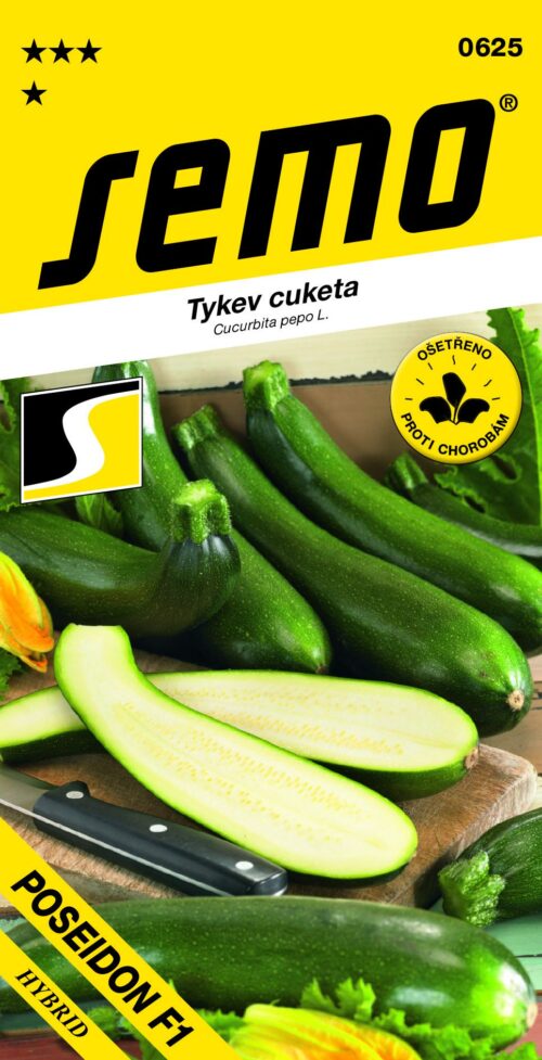 Tykev cuketa - Poseidon F1 mírně síťovaná 1,5g - Obrázek 1
