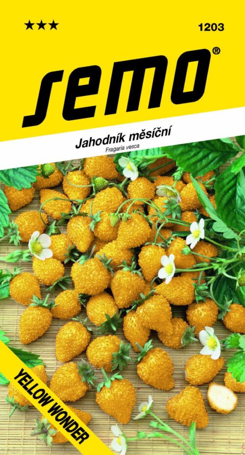 Jahodník měsíční - Yellow Wonder 0,1g - Obrázek 1