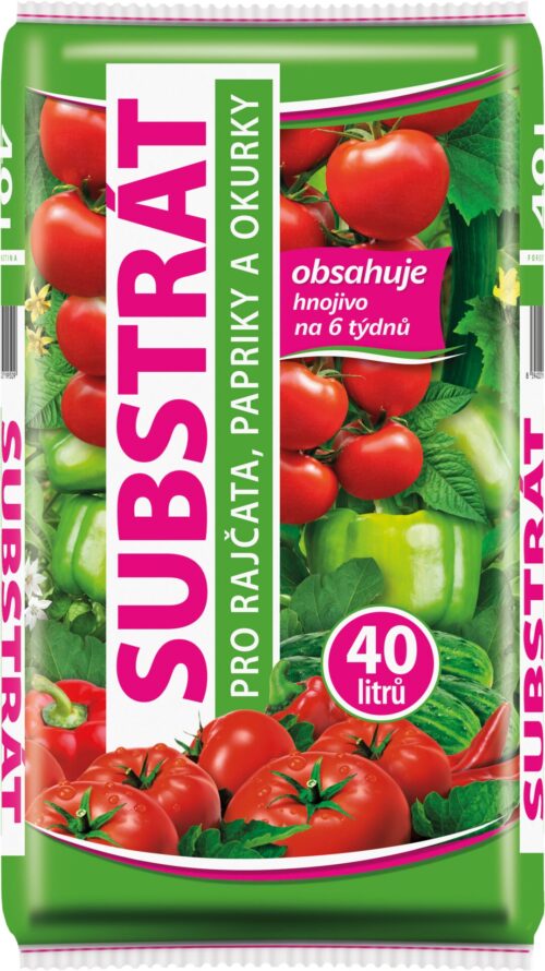Substrát Forestina Standard - Rajčata, papriky, okurky 40 l - Obrázek 1