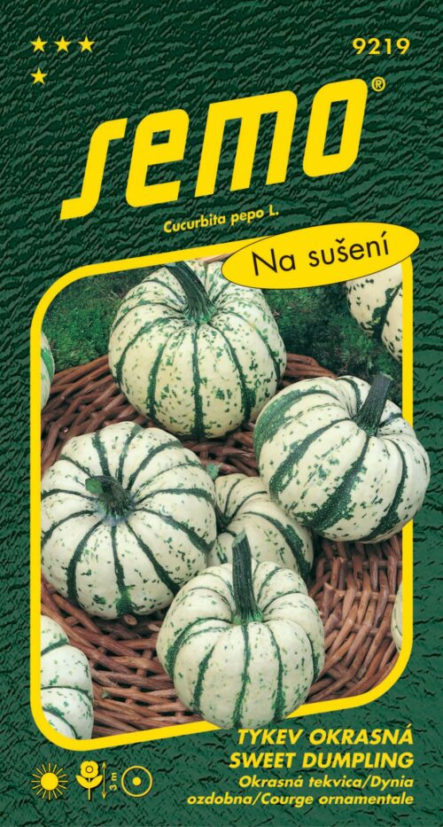 Tykev okrasná - Sweet dumpling 1g - Obrázek 1