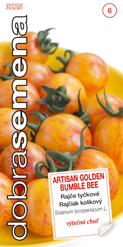 Dobrá semena Rajče tyč. - Artisan Golden Bumble Bee 10s - Obrázek 1