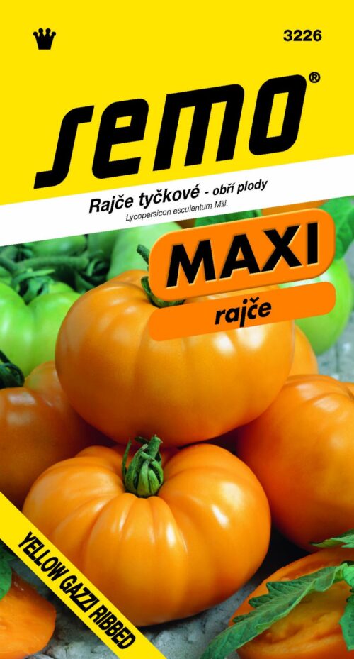 Rajče tyč. - Yellow Gazzi Ribbed 30s - série MAXI - Obrázek 1