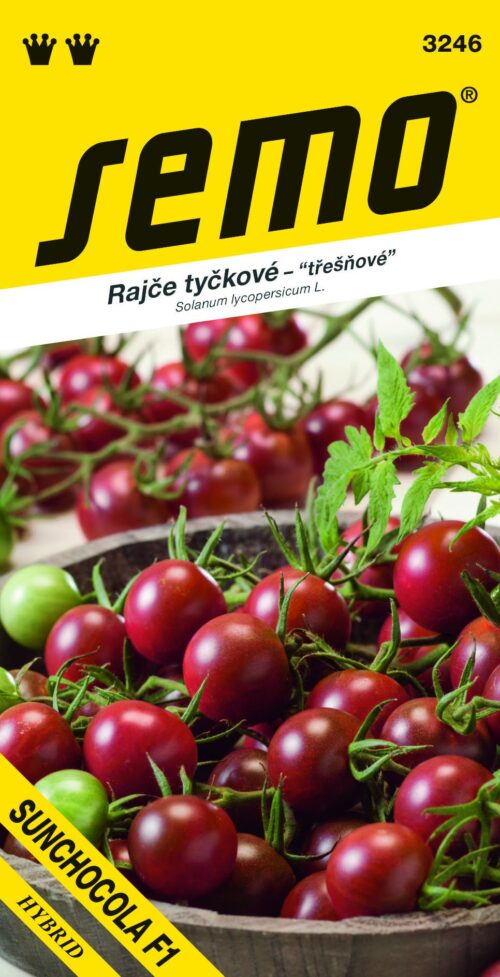 Rajče tyč. - Sunchocola F1 12s (Sunbrown F1) - Obrázek 1