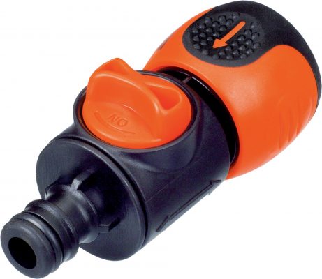 Spojka hadic DeLuxe s regulačním ventilem 1/2" Stocker s eurozávěsem