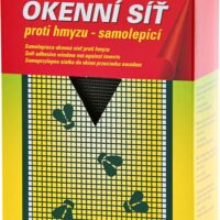 Síť okenní 150 x 90 cm černá samolepící