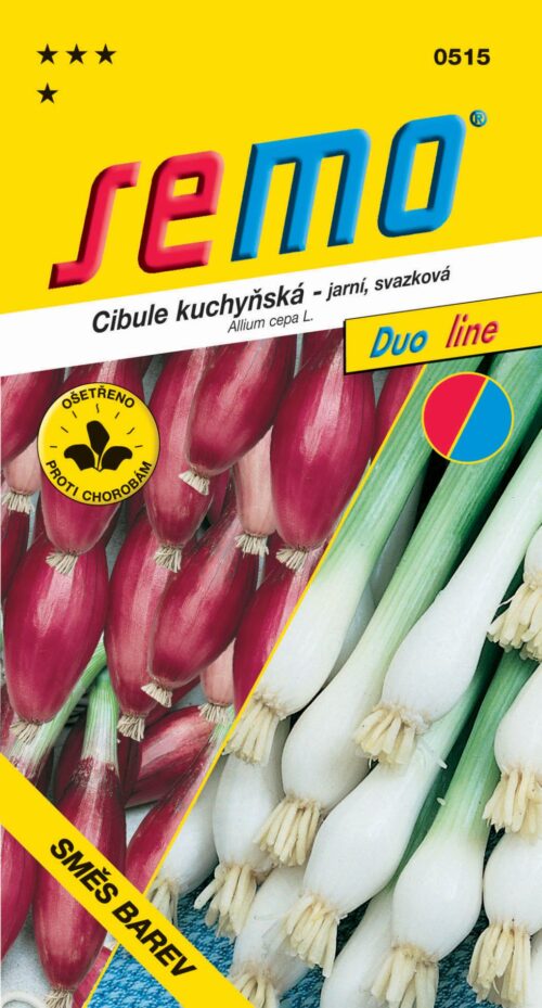Cibule jarní - směs svazková (žlutá, červená) 2g - série DUO - Obrázek 1